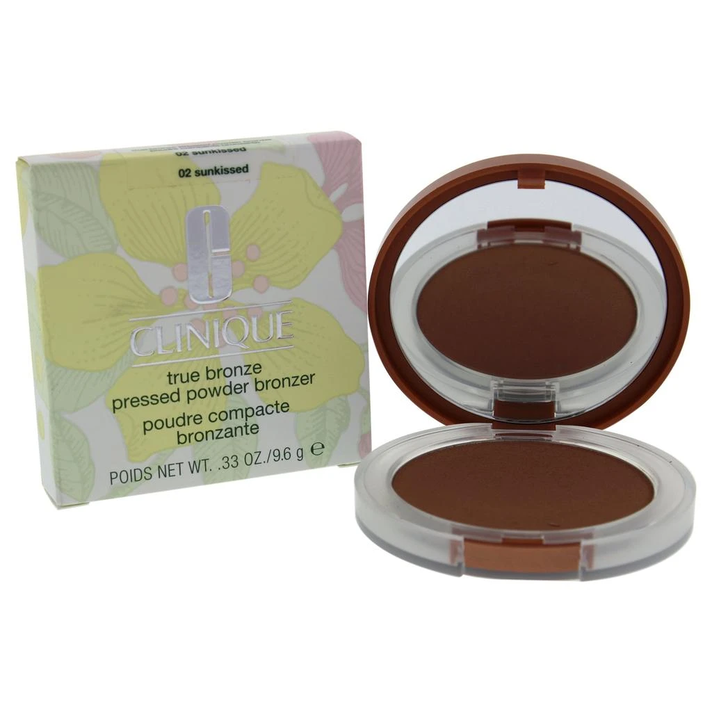 商品Clinique|True Bronze Pressed Powder Bronzer - 02 Sunkissed by Clinique for Women - 0.33 oz Powder,价格¥299,第2张图片详细描述