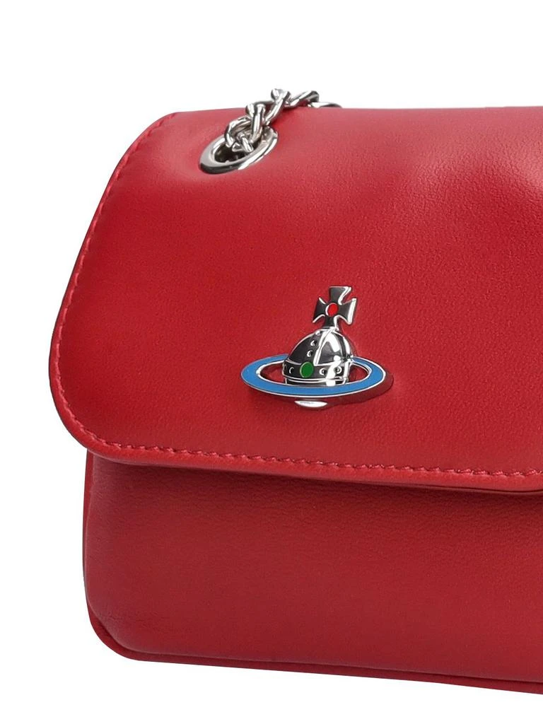 商品Vivienne Westwood|Small Nappa Leather Shoulder Bag,价格¥2354,第4张图片详细描述