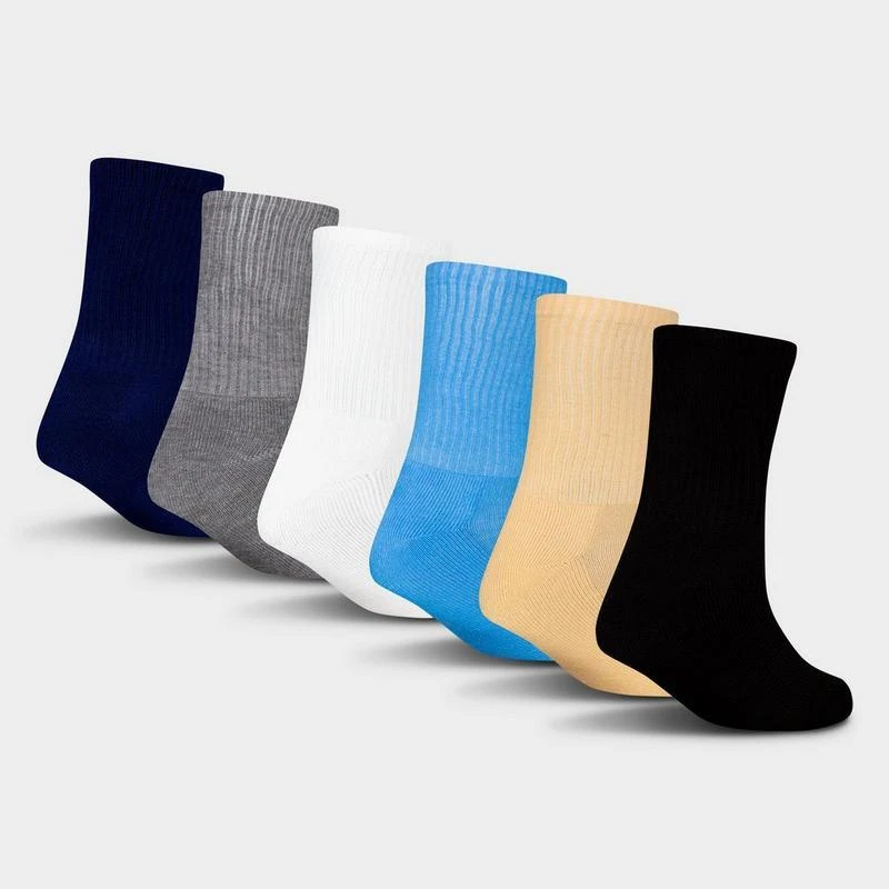 商品Jordan|Youth Jordan Everyday Essentials Crew Socks (6-Pack),价格¥74,第2张图片详细描述