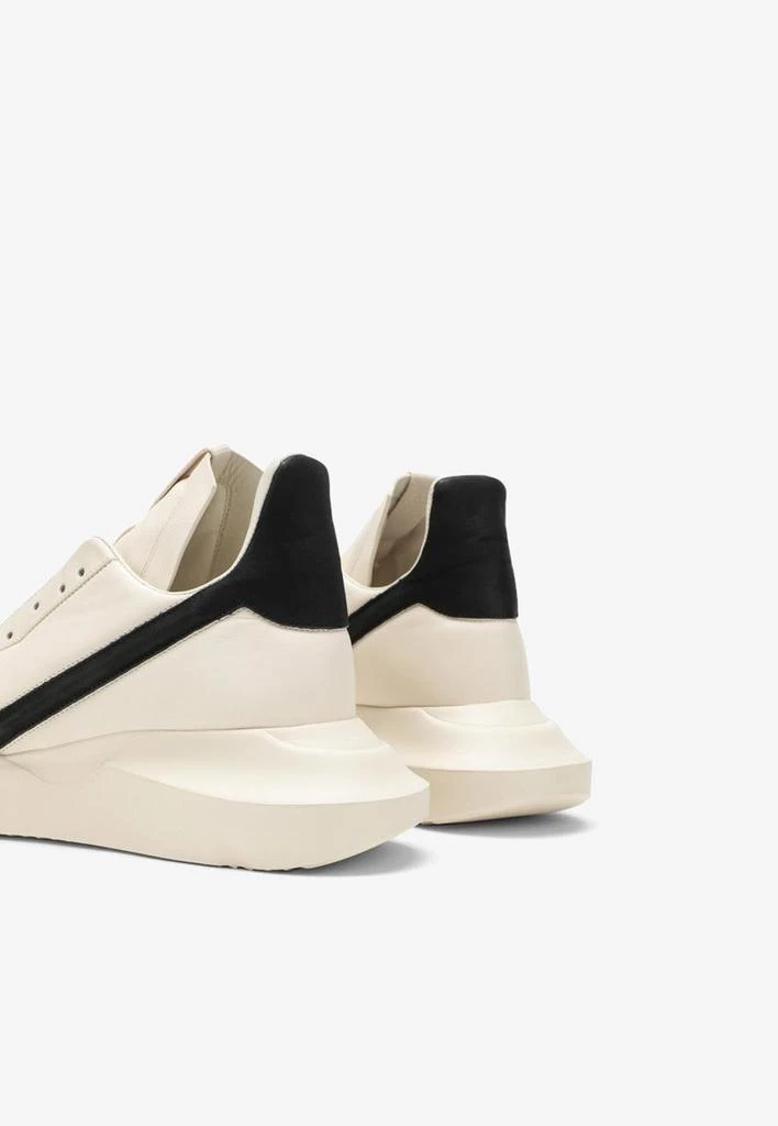 商品Rick Owens|Geth Geo Leather Low-Top Sneakers,价格¥6294,第5张图片详细描述