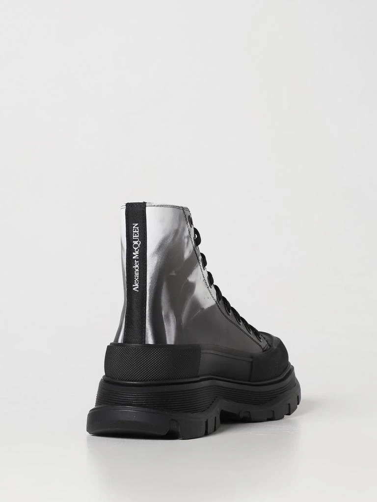 商品Alexander McQueen|Alexander McQueen Tread ankle boots in leather,价格¥5511,第3张图片详细描述