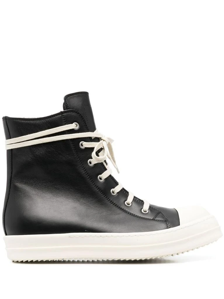 商品Rick Owens|RICK OWENS MEN RAMONES HIGH TOP SNEAKERS,价格¥8777,第2张图片详细描述