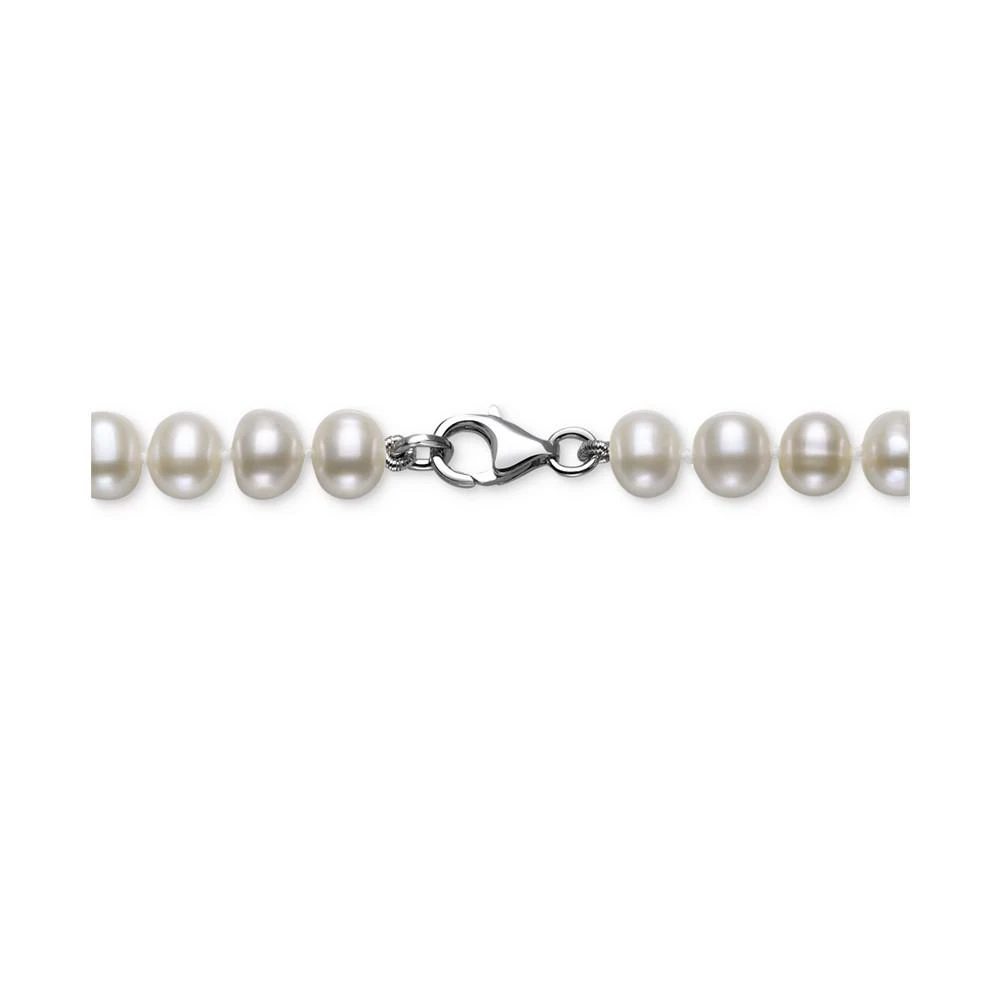 商品Macy's|人工养育淡水珍珠项链 (6mm) +耳钉套装 (7.5mm),价格¥1125,第4张图片详细描述