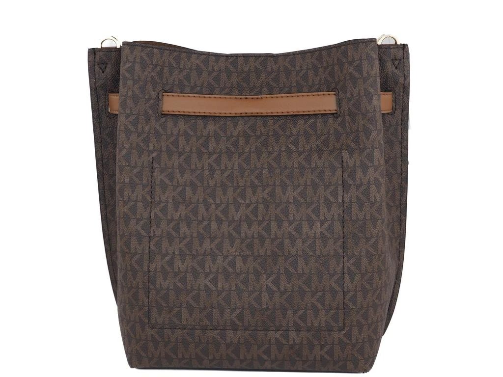 商品Michael Kors|Michael Kors Emilia Small Signature PVC Bucket Bag Messenger Handbag (Women's Signature),价格¥2521,第1张图片