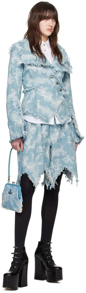 商品Vivienne Westwood|Blue Vivienne's Clutch Bag,价格¥3727,第4张图片详细描述