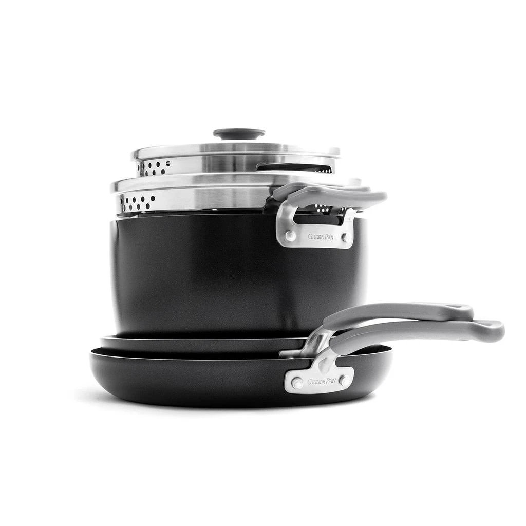 商品Greenpan|Greenpan Levels Essential 6 Piece Nonstick Cookware Set,价格¥790,第1张图片