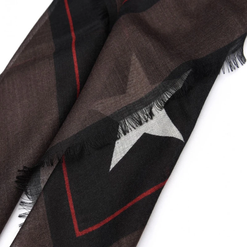 BG Givenchy 纪梵希 男士黑色棉质围巾 GW1414SB122-009 商品
