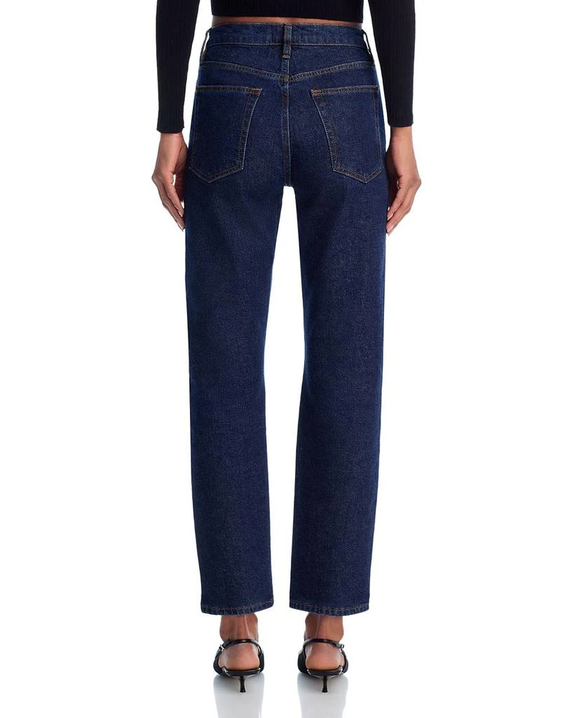 The Borrowed High Rise Ankle Slim Leg Jeans in Taboo 商品