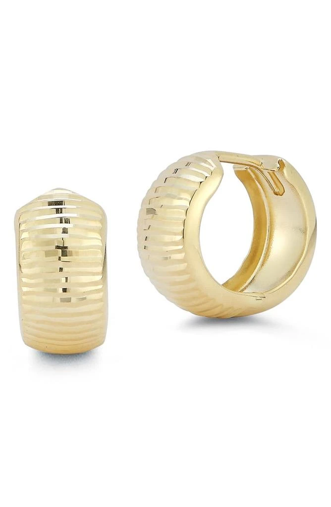 商品EMBER FINE JEWELRY|14K Yellow Gold Huggie Hoop Earrings,价格¥2642,第1张图片