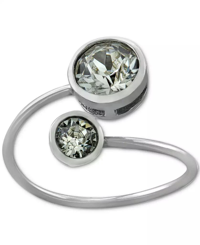 商品Giani Bernini|Crystal Bypass Ring in Sterling Silver, Created for Macy's,价格¥103,第3张图片详细描述