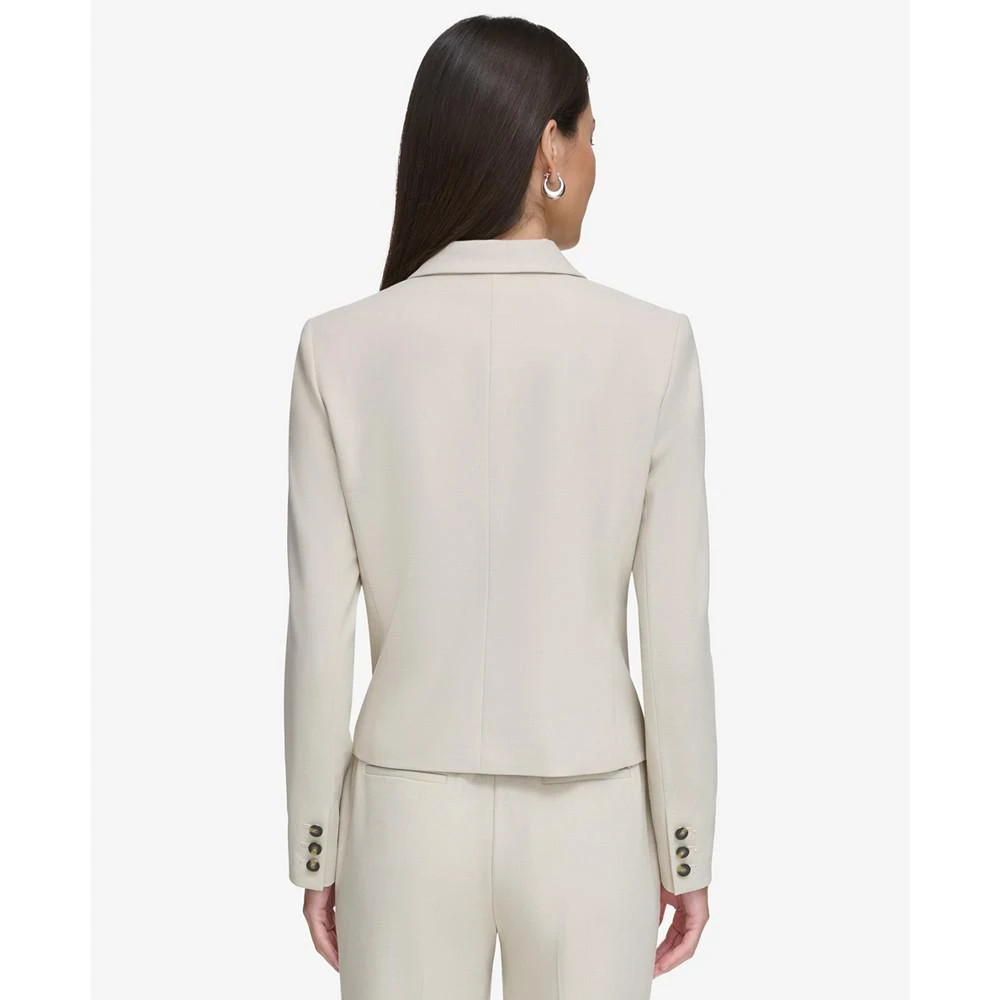 商品DKNY|Women's Peak-Lapel Button Blazer,价格¥1092,第2张图片详细描述