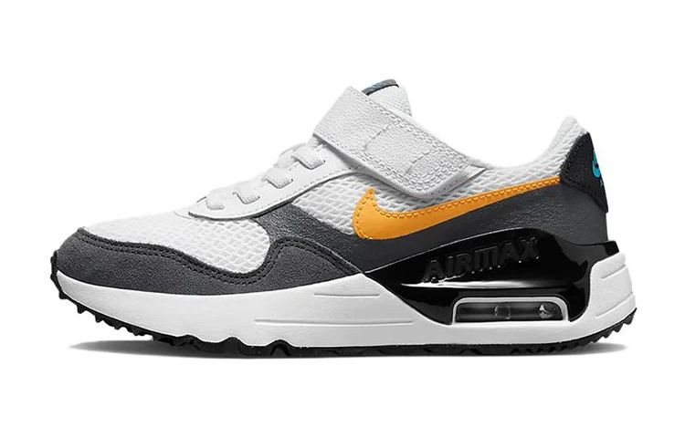 商品[国内直发] NIKE|[预售3天]Air Max SYSTM PS 防滑减震耐磨 低帮 运动休闲鞋 黑白 中小童,价格¥303,第1张图片