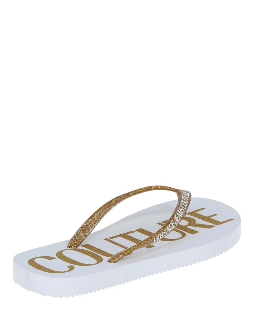 商品Versace|Embossed Logo Flip Flops,价格¥406,第3张图片详细描述
