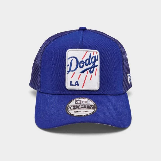 商品New Era|New Era MLB Los Angeles Dodgers 9FORTY Trucker Hat,价格¥187,第2张图片详细描述