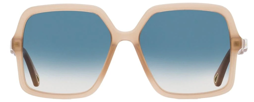 商品Chloé|Chloe Women's Square Sunglasses CH0086S 003 Nude 58mm,价格¥1739,第2张图片详细描述