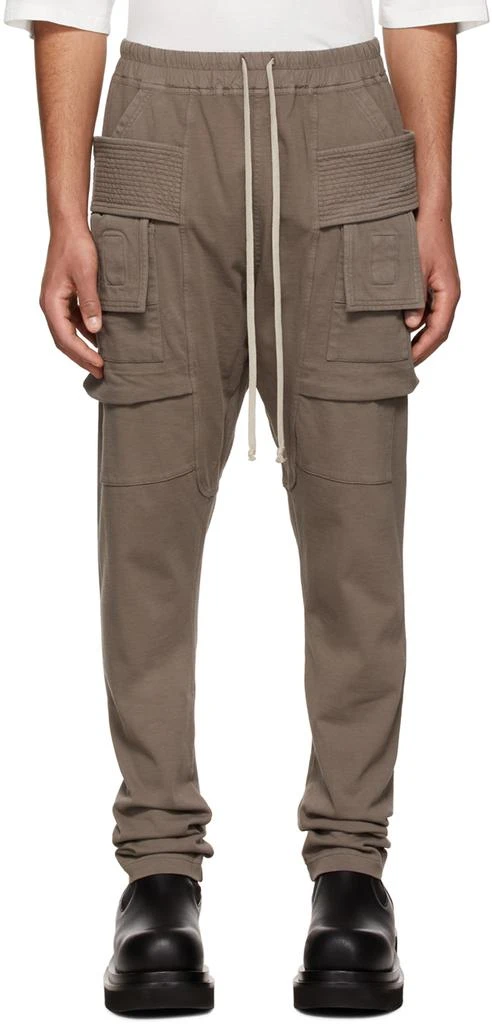 商品Rick Owens|Grey Creatch Cargo Pants,价格¥1807,第1张图片