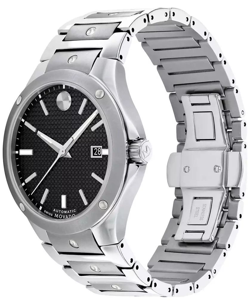 商品Movado|Men's Swiss Automatic Sports Edition Stainless Steel Bracelet Watch 41mm,价格¥14107,第2张图片详细描述