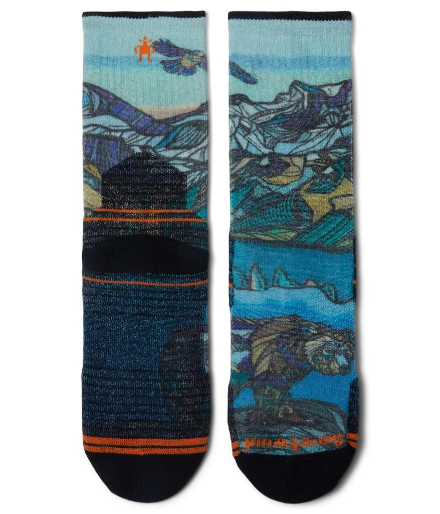 商品SmartWool|Hike Light Cushion Icy Range Print Crew Socks,价格¥190,第2张图片详细描述