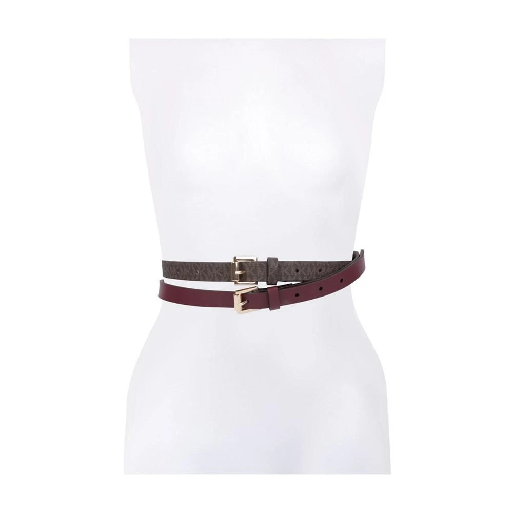 商品Michael Kors|Women's 2 For 1 Belts with Chain,价格¥328,第1张图片