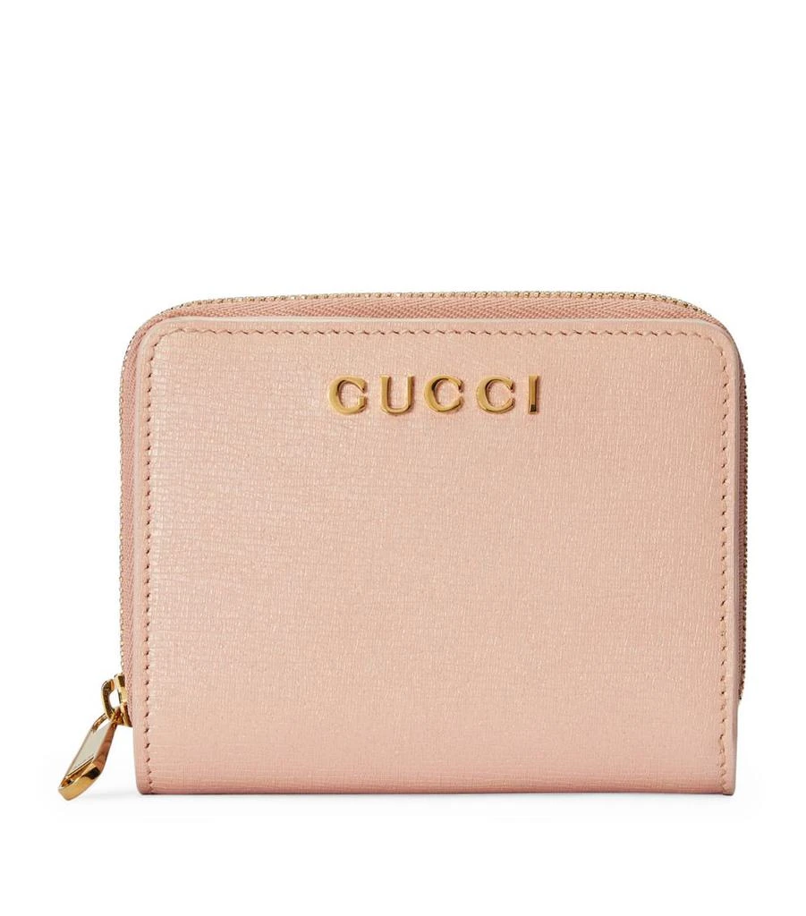 商品Gucci|Leather Zip-Up Wallet,价格¥4711,第1张图片