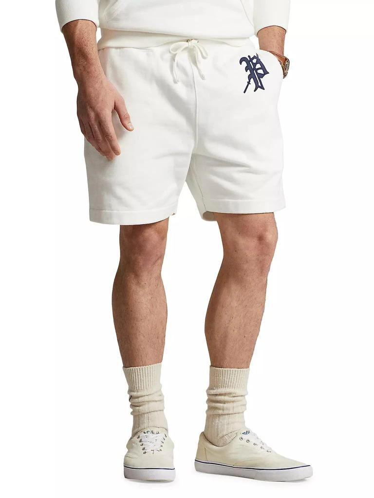 商品Ralph Lauren|Logo Cotton-Blend Fleece Shorts,价格¥626,第3张图片详细描述