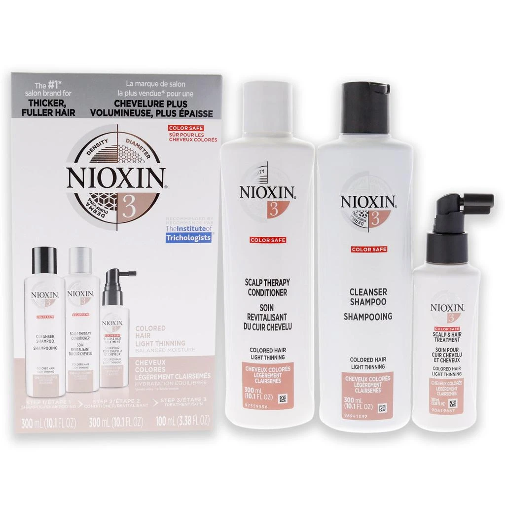 商品NIOXIN|Nioxin System 3 Kit For Unisex 3 Pc,价格¥253,第3张图片详细描述