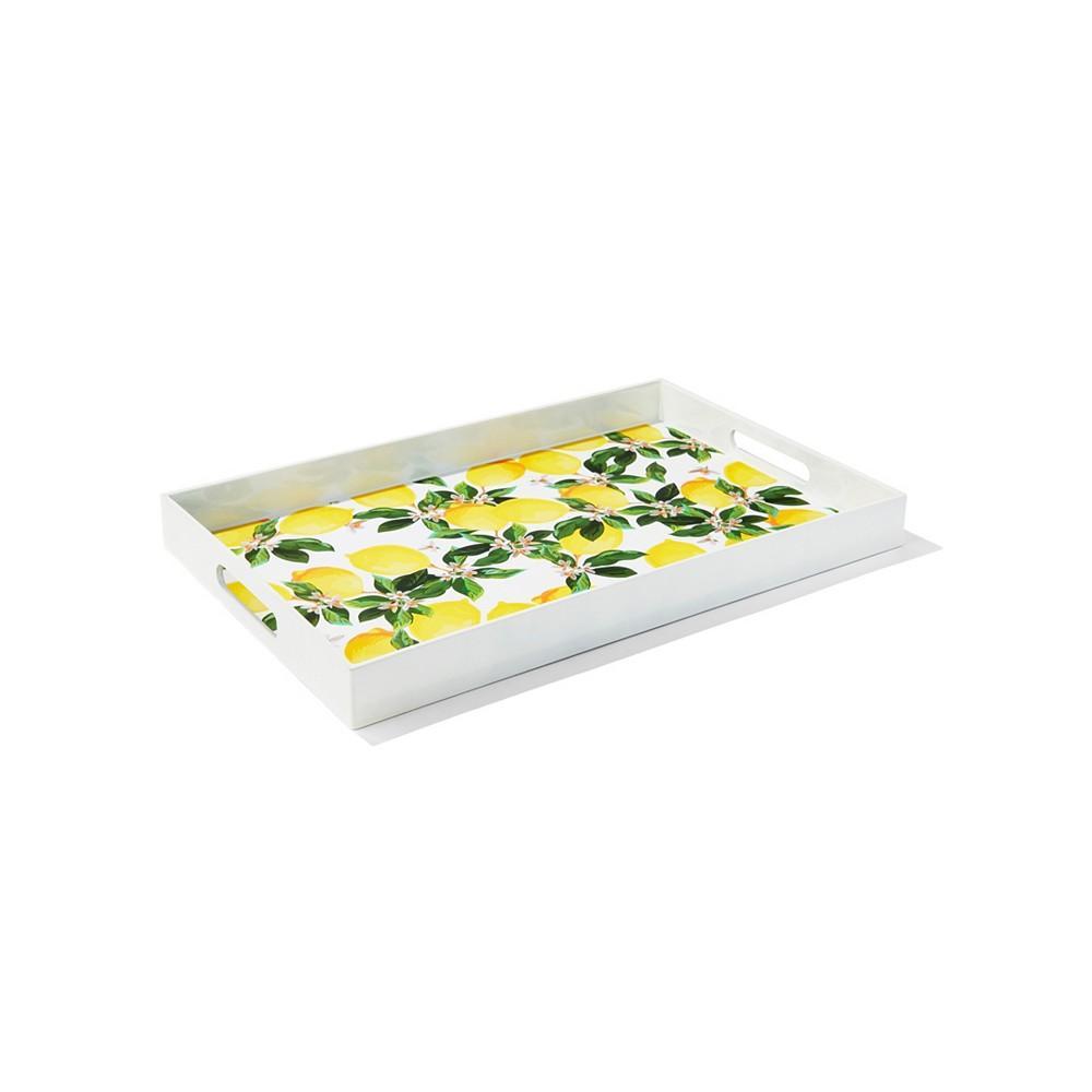 商品American Atelier|Blossoms Lemons Trays Set, 2 Piece,价格¥827,第5张图片详细描述