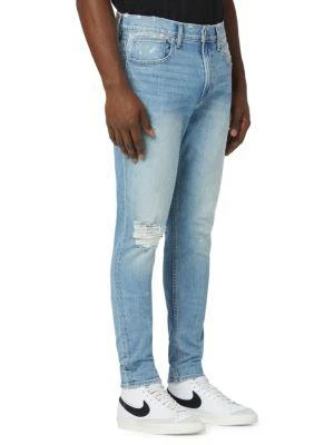 商品Hudson|Zack Stained Skinny Jeans,价格¥397,第3张图片详细描述