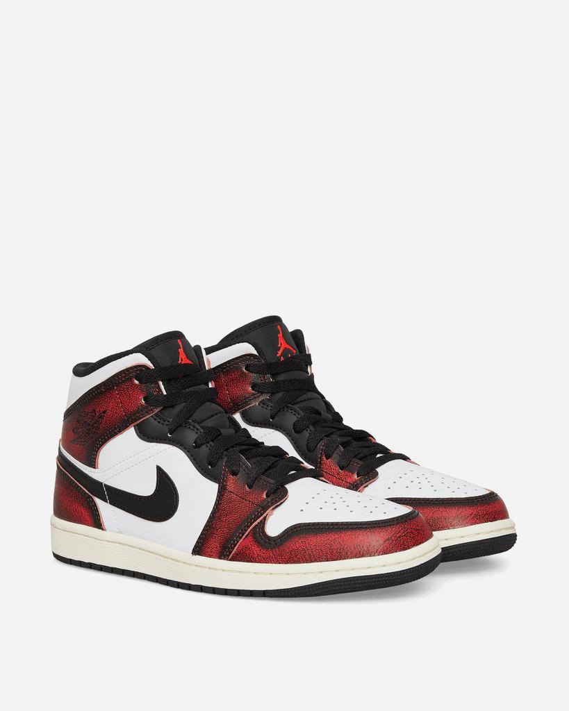 商品Jordan|Air Jordan 1 Mid SE Wear-Away Sneakers Infrared,价格¥1022,第4张图片详细描述