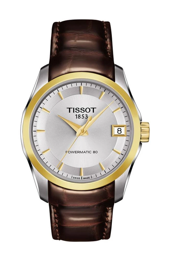 商品Tissot|Women's Couturier Powermatic 80 Lady Watch, 32mm,价格¥3090,第1张图片