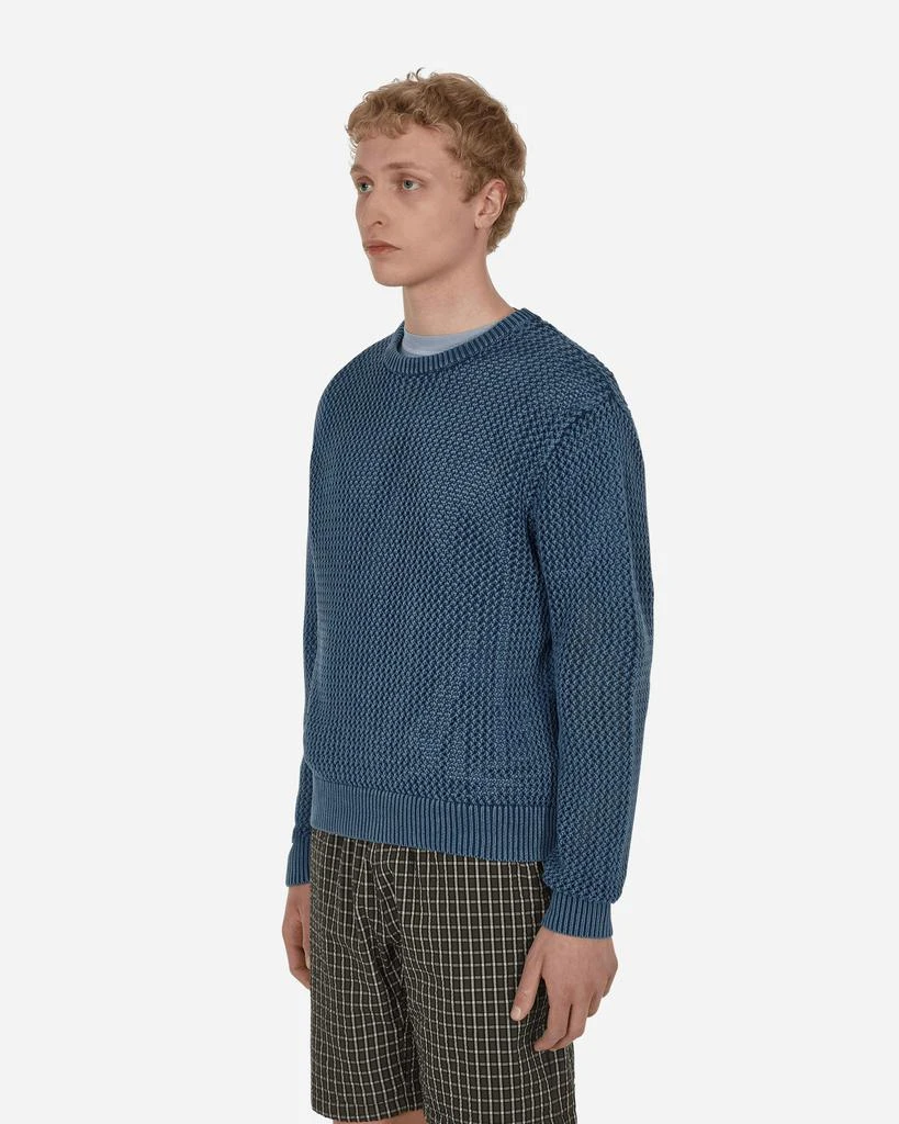 商品STUSSY|Pig. Dyed Loose Gauge Sweater Blue,价格¥635,第2张图片详细描述