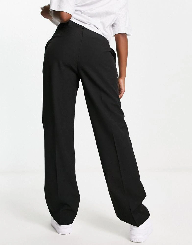 商品ASOS|ASOS DESIGN Mix & Match slim straight suit trousers in black,价格¥151,第2张图片详细描述