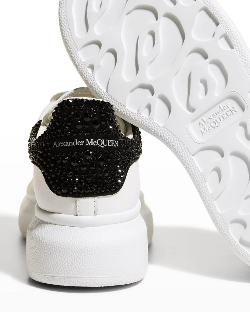 商品Alexander McQueen|Girl's Oversized Swarovski Crystal Leather Sneakers, Toddler/Kids,价格¥4794,第4张图片详细描述