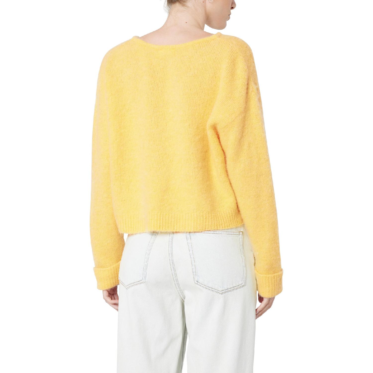 【特惠9.0折】包邮包税【预售7天发货】 AMERICAN VINTAGE 23秋冬 女士 针织衫 East 针织衫 AMVHE549YE1商品第4张图片规格展示