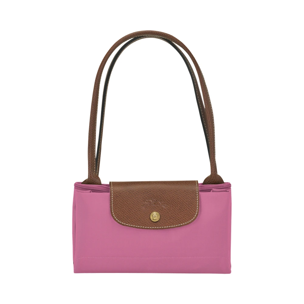 商品Longchamp|LONGCHAMP 女士粉红色尼龙小号手提单肩包 2605089P60,价格¥925,第1张图片
