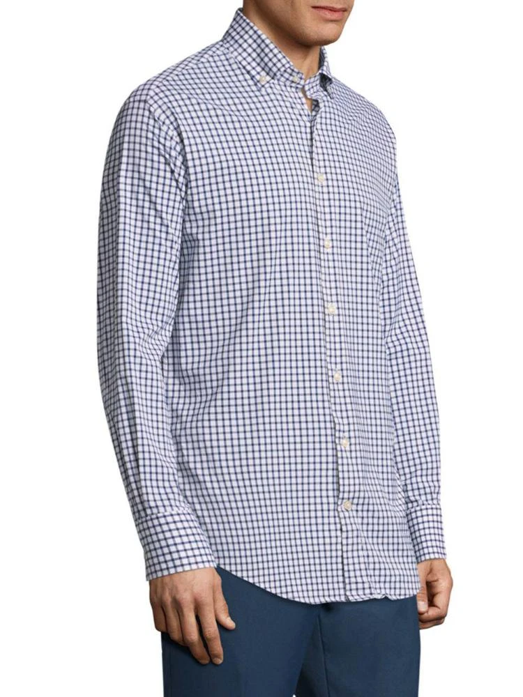 商品Peter Millar|Plaid Cotton Casual Button-Down Shirt,价格¥708,第3张图片详细描述