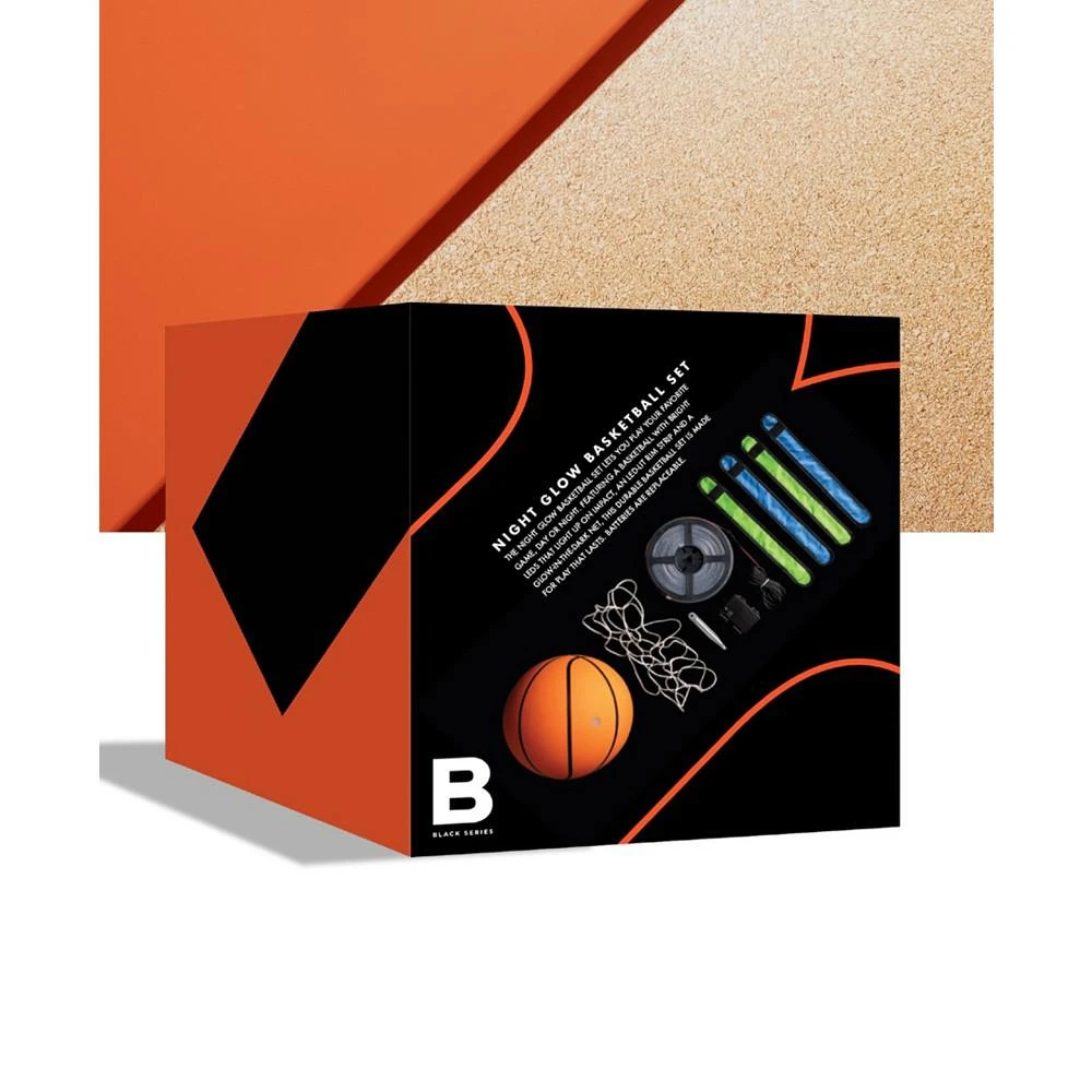 商品Black Series|Night Glow Basketball Set, LED Light-Up Ball Net and Wristbands,价格¥359,第5张图片详细描述