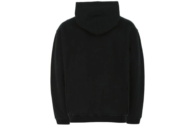 商品[国内直发] MAISON MARGIELA|梅森马吉拉 棉质超大字母印花经典连帽卫衣 秋季 男款 黑色,价格¥5886,第3张图片详细描述