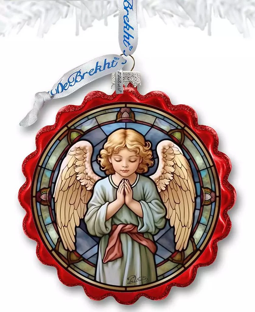 Little Angel Wreath Holiday Mercury Glass Ornaments G. DeBrekht 商品