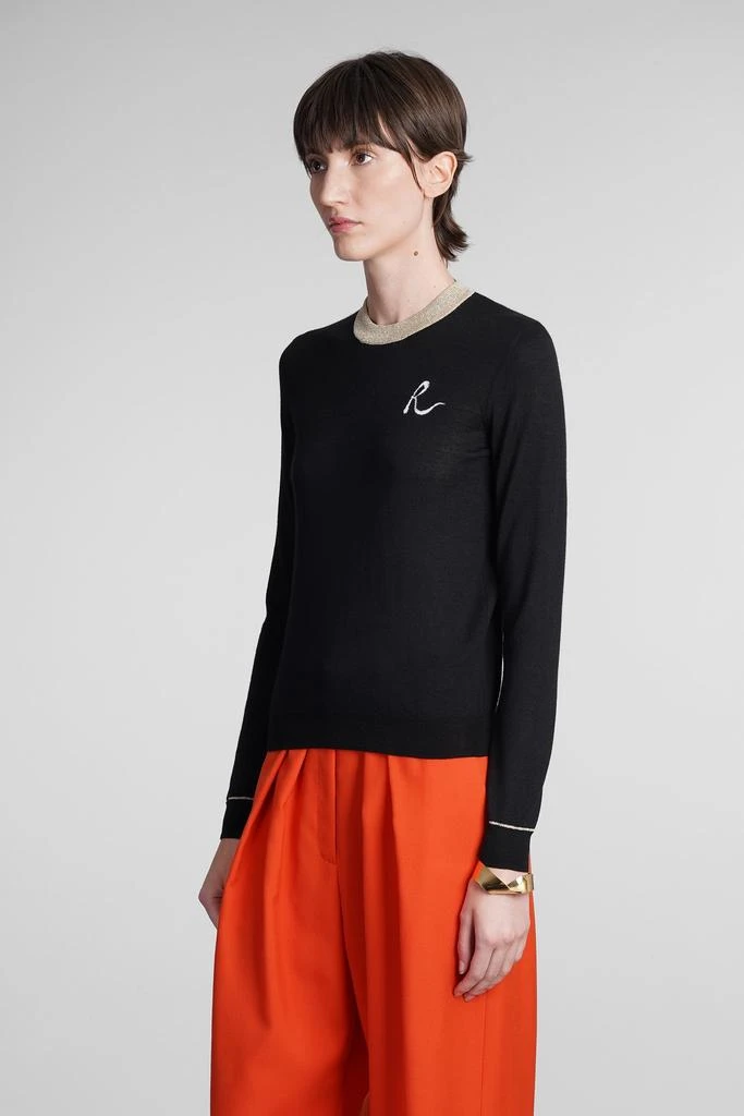 商品ROCHAS|Rochas Knitwear In Black Cashmere,价格¥5388,第4张图片详细描述