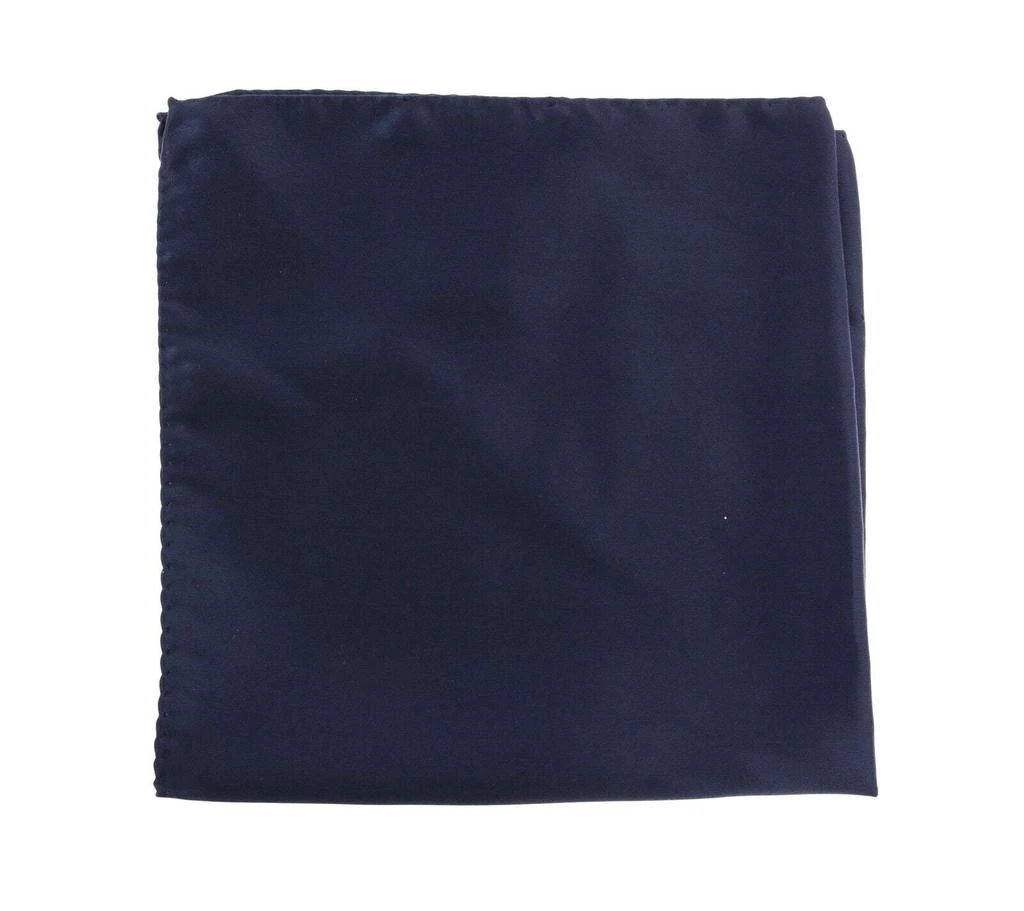 商品Dolce & Gabbana|Dolce & Gabbana Blue 100% Silk Square  Handkerchief Scarf,价格¥585,第3张图片详细描述