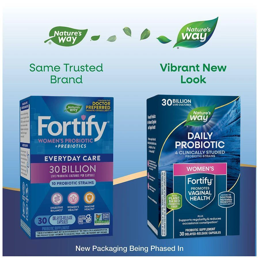 商品Nature's Way|Primadophilus Fortify Women's Probiotic 30 Billion, Vegetarian Capsules,价格¥216,第5张图片详细描述