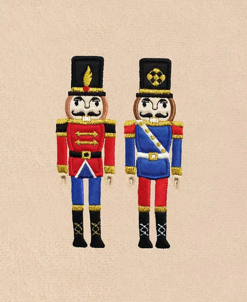 商品Linum Home Textiles|Christmas Nutcrackers Embroidered Luxury 100% Turkish Cotton Hand Towels, 2 Piece Set,价格¥294,第3张图片详细描述