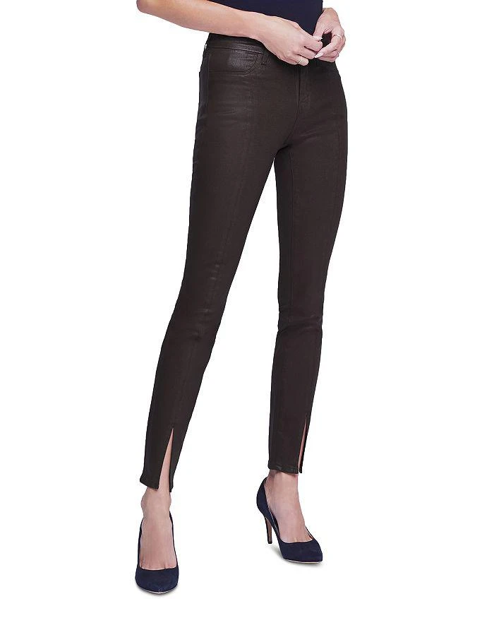 商品L'Agence|Jyothi High Rise Split Ankle Jeans in Cocoa Coated,价格¥1277,第1张图片