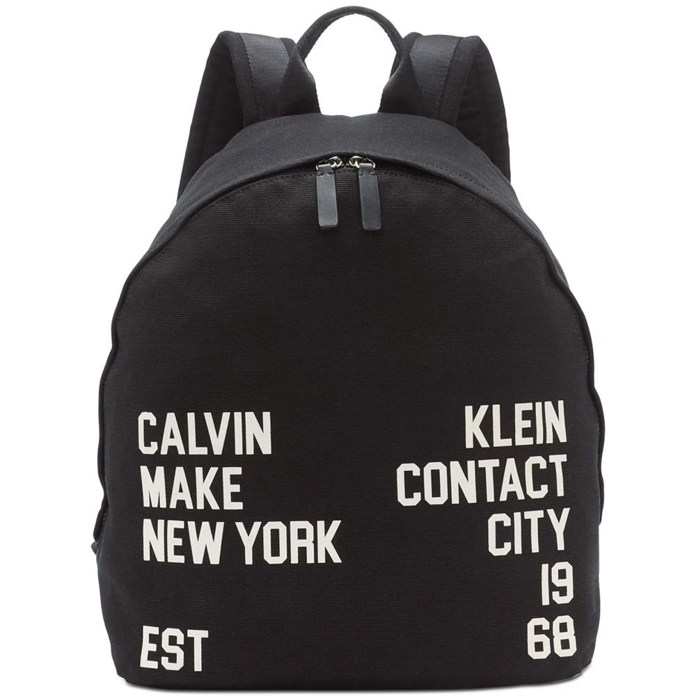 商品Calvin Klein|Landon Canvas Zip-Around Backpack,价格¥480,第1张图片