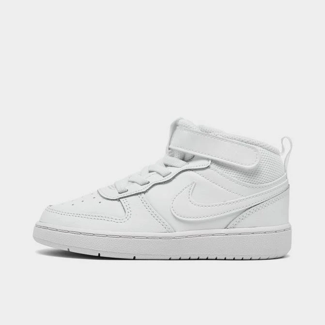 商品NIKE|Kids' Toddler Nike Court Borough Mid 2 Casual Shoes,价格¥409,第1张图片