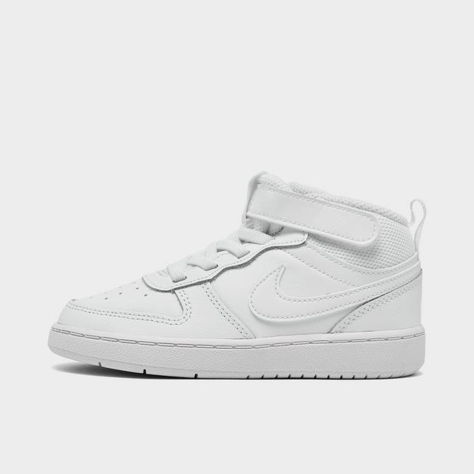 商品NIKE|Kids' Toddler Nike Court Borough Mid 2 Casual Shoes,价格¥383,第1张图片