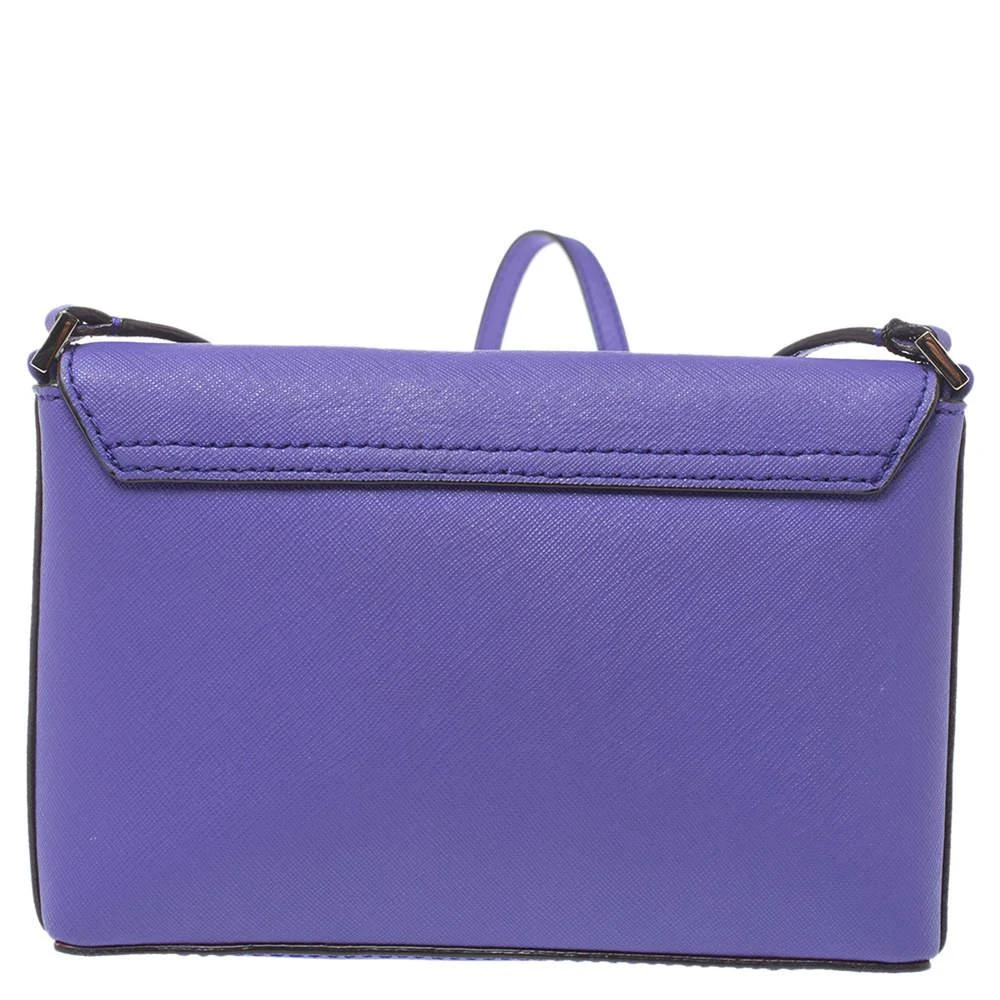 商品[二手商品] Kate Spade|Kate Spade Purple Leather Astor Court Flap Crossbody Bag,价格¥991,第4张图片详细描述