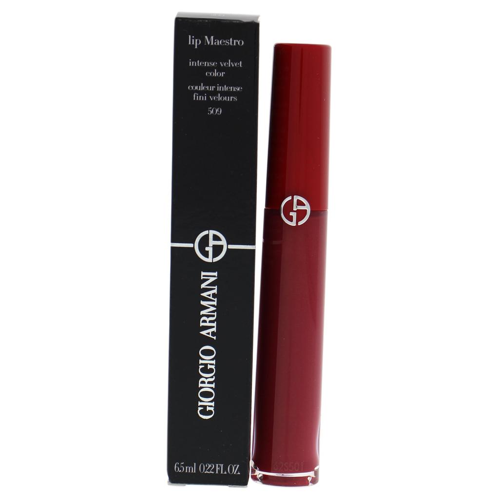 Lip Maestro Intense Velvet Color - 509 Ruby Rude by Giorgio Armani for Women - 0.22 oz Lip Gloss商品第1张图片规格展示