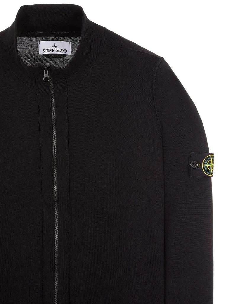 商品Stone Island|Stone Island Logo Patch Zipped Jumper,价格¥2041,第3张图片详细描述